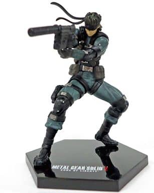 駿河屋 中古 ソリッド スネーク 彩色版 コナミフィギュアコレクション Metal Gear Solid2 Vol 1 トレーディングフィギュア