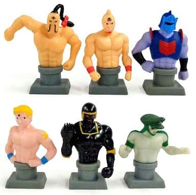 駿河屋 中古 全6種セット アサヒwonda キン肉マン 胸像フィギュアコレクション ファミリーマート限定 トレーディングフィギュア