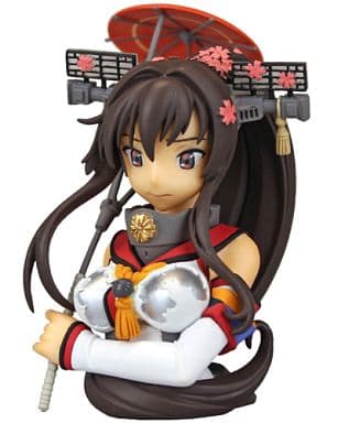 駿河屋 中古 大和型1番艦 戦艦 大和 中破ver カプセルqフロイライン 艦隊これくしょん 艦これ 艦 娘中破胸像名鑑 トレーディングフィギュア