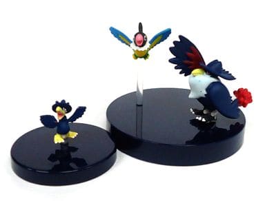 駿河屋 中古 ペラップ ヤミカラス ドンカラス ポケットモンスター ダイヤモンド パール 立体ポケモン図鑑dp06 トレーディングフィギュア