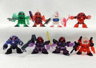 全4種セット 「ガシャポン戦士NEXT 機動戦士ガンダム展限定クリアカラーver.」 全4種セット 「ガシャポン戦士NEXT 機動戦士ガンダム展限定クリアカラーver.」