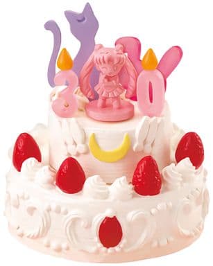 駿河屋 中古 1 セーラームーン フレッシュいちごのケーキ 美少女戦士セーラームーンcrystal バースデーケーキ トレーディングフィギュア