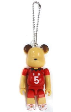 駿河屋 中古 Be Rbrick ベアブリック 孤爪研磨 背番号5 音駒デザインベアブリック 一番くじ ハイキュー ベアブリック ベアブリッくじ F賞 トレーディングフィギュア