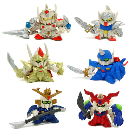 駿河屋 中古 全6種セット Sdガンダムフルカラー フルカラーエクストラステージ2 Sdガンダム英雄伝 第二章 トレーディングフィギュア