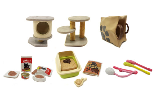 駿河屋 -u003c中古u003e全6種セット 「ネコの飼育セット」(トレーディング