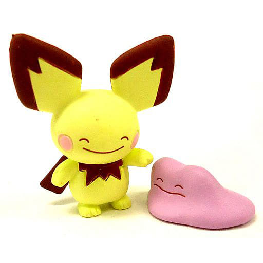 駿河屋 中古 ピチュー メタモン ポケットモンスター フィギュアコレクション へんしん メタモン Vol 2 ポケモンセンター限定 トレーディングフィギュア