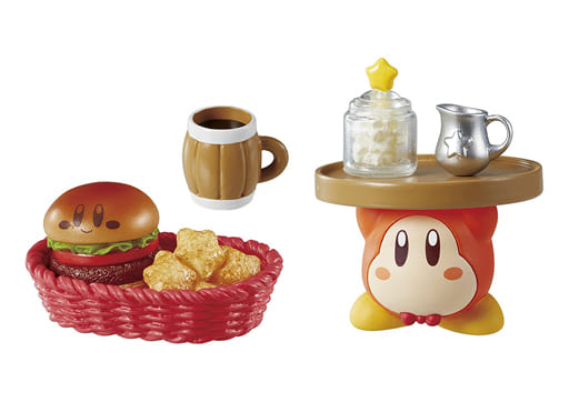 5.ボリューミーなハンバーガーセット 「星のカービィ プププなカフェタイム」