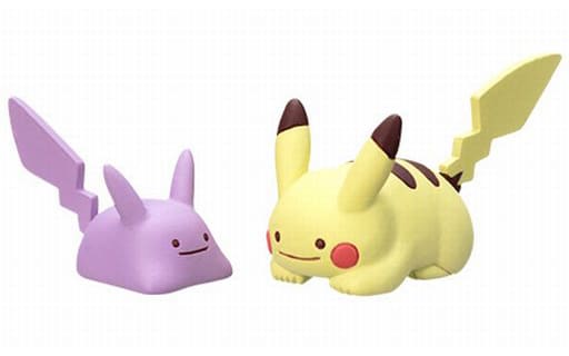 駿河屋 中古 ピカチュウ メタモン ポケットモンスター フィギュアコレクション へんしん メタモン Vol 4 ポケモンセンター限定 トレーディングフィギュア