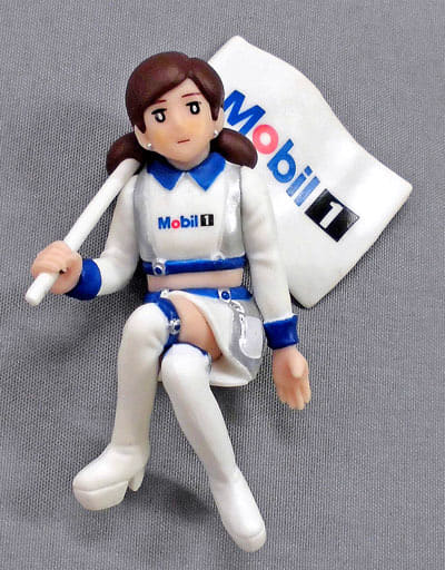 駿河屋 中古 レースクイーンのフチ子 Mobil 1のフチ子 エッソ モービル ゼネラル キャンペーン品 トレーディングフィギュア