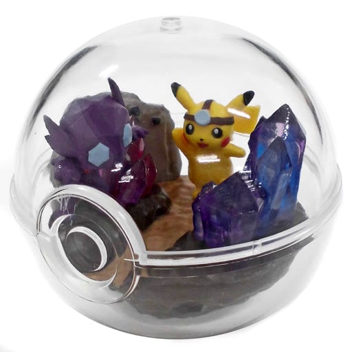 駿河屋 中古 ピカチュウ ヤミラミ ポケットモンスター テラリウム風フィギュア ピカチュウといっしょ ポケモン センター限定 トレーディングフィギュア