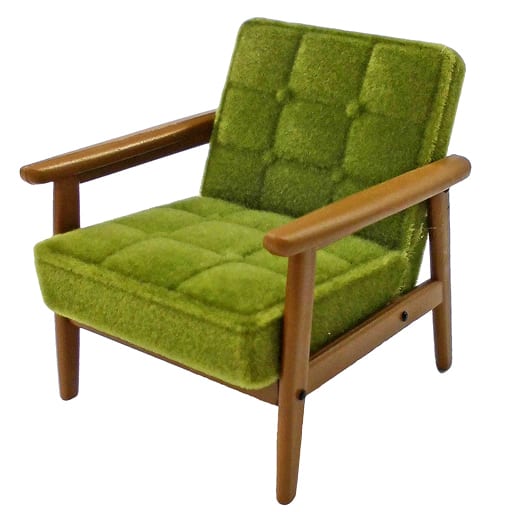 駿河屋 -<中古>Kチェア1シーター モケットグリーン 「カリモク60