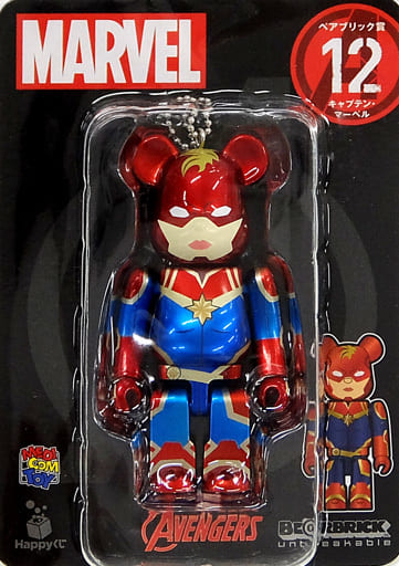 駿河屋 -<中古>BE@RBRICK -ベアブリック- 12.キャプテン・マーベル