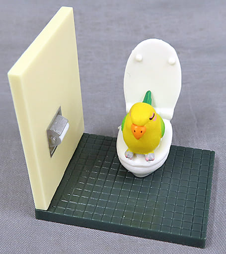 インコ 「カプセルQミュージアム 佐藤邦雄の動物たち トイレの時間2」