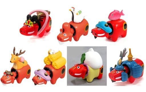 駿河屋 -<中古>全7種セット 「神獣ベコたち 七福神編 駿河屋 -<中古>全7種セット 「神獣ベコたち 七福神編