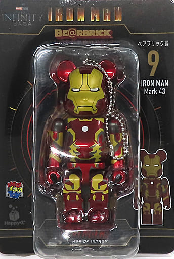 駿河屋 -<中古>BE@RBRICK-ベアブリック- 9.アイアンマン マーク43 駿河屋 -<中古>BE@RBRICK-ベアブリック- 9.アイアンマン マーク43