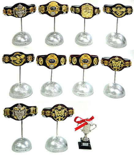 駿河屋 -<中古>全11種セット 「全日本プロレス チャンピオン・ベルト