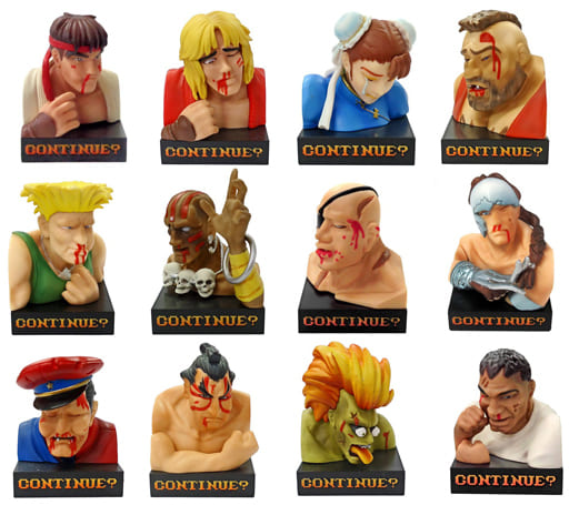 STREET FIGHTER II トレーディングフィギュア 負け顔コレクション-
