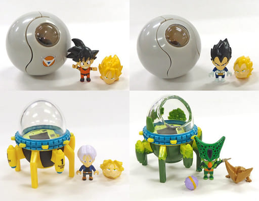 駿河屋 -<中古>全4種セット 「ドラゴンボールZ ミニプレイドール&メカ