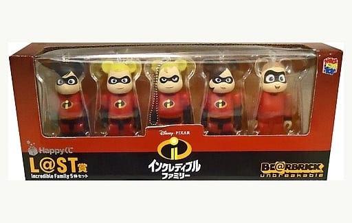 BE@RBRICK -ベアブリック- 100% インクレディブル・ファミリー 5体セット(ボールチェーン付き) 「Happyくじ ディズニー/ピクサー BE@RBRICK」 ラスト賞 BE@RBRICK -ベアブリック- 100% インクレディブル・ファミリー 5体セット(ボールチェーン付き) 「Happyくじ ディズニー/ピクサー BE@RBRICK」 ラスト賞