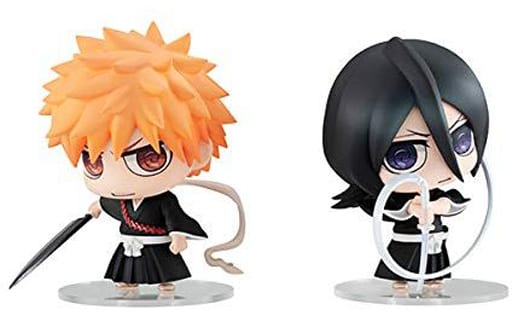 ちみメガ バディシリーズ！ No.005 BLEACH 黒崎一護＆朽木ルキア 死神セット