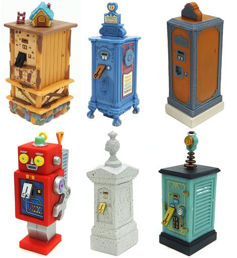 全6種セット 「ディズニー ミニチュアフィギュアコレクション ファストパス発券機」 全6種セット 「ディズニー ミニチュアフィギュアコレクション ファストパス発券機」