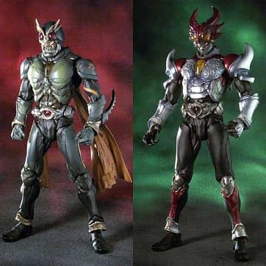 駿河屋 新品 中古 S I C Vol アナザーアギト バーニングフォーム シャイニングフォーム 仮面ライダーアギト フィギュア