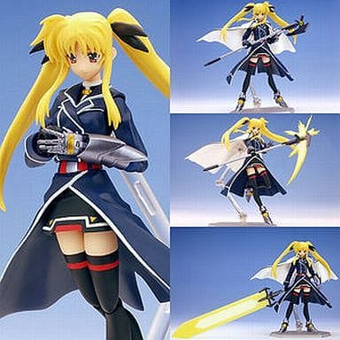 駿河屋 新品 中古 Figma フェイト T ハラオウン バリアジャケットver 魔法少女リリカルなのはstrikers フィギュア