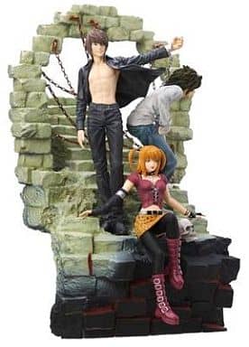 駿河屋 中古 月 L ミサ Death Note 小畑健画集 Blanc Et Noir Death Box特典ジオラマフィギュア フィギュア 駿河屋 中古 月 L ミサ Death Note 小畑健画集 Blanc Et Noir Death Box特典ジオラマフィギュア フィギュア