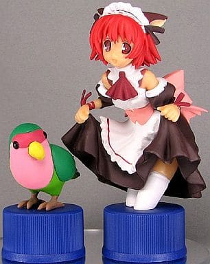 あんず＆インコ「みつみ 美里 CUT A DASH!!」猫耳メイドボトルキャップフィギュア