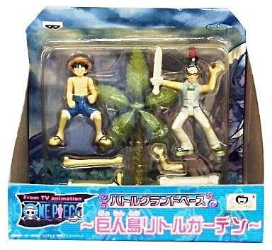 駿河屋 中古 ルフィ Mr 3 ワンピース バトルグランドベース 巨人島リトルガーデン フィギュア