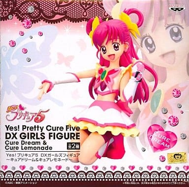 駿河屋 中古 キュアドリーム Yes プリキュア5 Dxガールズフィギュア キュアドリーム キュアレモネード フィギュア