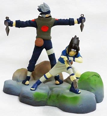 駿河屋 -<中古>サスケ&カカシ 「NARUTO-ナルト-」 ポリストーン
