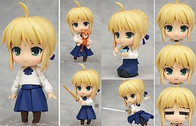 フィギュア　ねんどろいど セイバー ねんどろいどコンプリートファイル・エディション(私服Ver.) 「Fate/stay night」 ねんどろいどコンプリートファイル特別付録