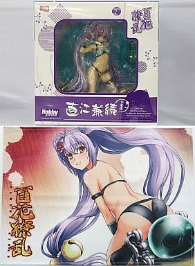 駿河屋 中古 特典付き 直江兼続 水着ver 限定版 百花繚乱 サムライガールズ 1 8 Pvc製塗装済み完成品 ホビージャパン限定 フィギュア