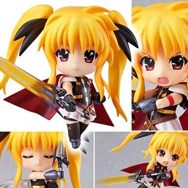 駿河屋 新品 中古 ねんどろいど フェイト テスタロッサ ブレイズフォーム エディション 魔法少女リリカルなのは The Movie 2nd A S フィギュア