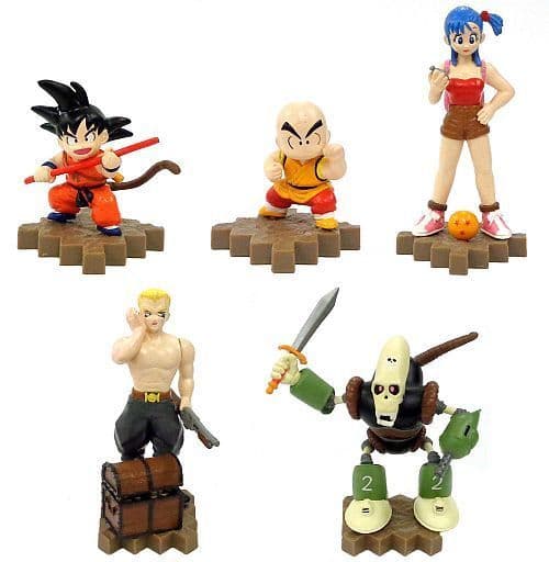 駿河屋 -<中古>全5種セット「「ドラゴンボール」 ミニ台座付フィギュア