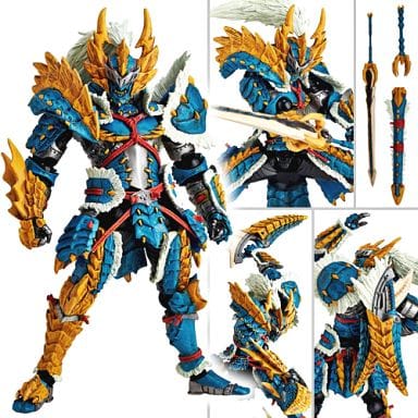 駿河屋 新品 中古 リボルテックヤマグチ No 133 ハンター男剣士 ジンオウシリーズ モンスターハンター フィギュア