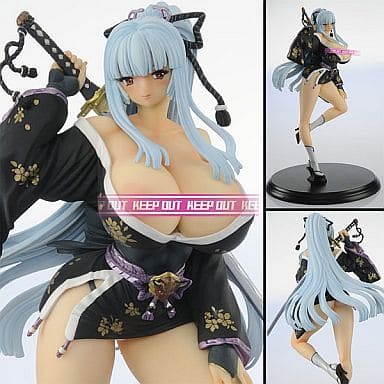 爆乳剣士 桜 コミックアンリアル Vol.22 Cover Girl designed by モグダン ~夜桜~ (1/7スケールPVC塗装済み完成品)