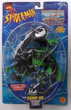 駿河屋 中古 Black Sea Venom ブラック シー ヴェノム スパイダーマン Web Splashers アクションフィギュア フィギュア