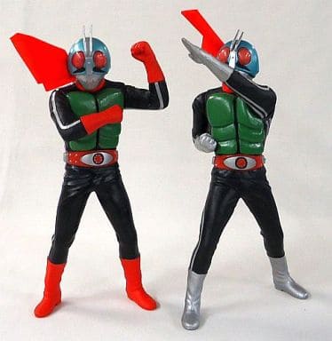 駿河屋 -<中古>全2種セット 「仮面ライダー」 ダブルライダーソフビ