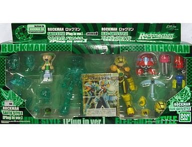 駿河屋 中古 ランクb ロックマン サイトスタイル プラグインver エレキガッツスタイル 2体セット バトルネットワーク ロックマンエグゼ ロッキンアクション フィギュア