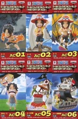 公式の ワンピース ワールドコレクタブル ヒストリーオブエース 全6種 公式の ワンピース ワールドコレクタブル ヒストリーオブエース 全6種