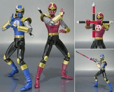 型番魂ウェブ商店限定 S.H.Figuarts(フィギュアーツ) ゴウライジャーセット 忍風戦隊ハリケンジャー 完成品 可動フィギュア バンダイ