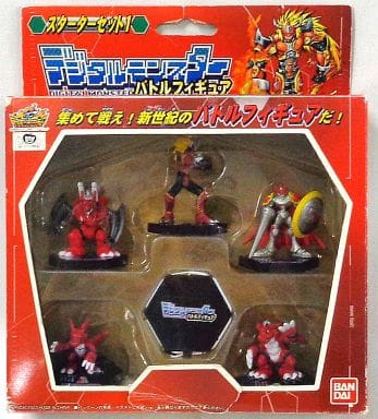駿河屋 買取 デジタルモンスターバトルフィギュア スターターセット1 5体セット デジモンフロンティア フィギュア