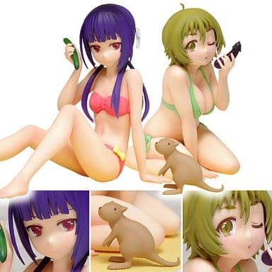 BEACH QUEENS のうりん 木下林檎＆中沢農セット【若旦那付き】 1/10 完成品フィギュア