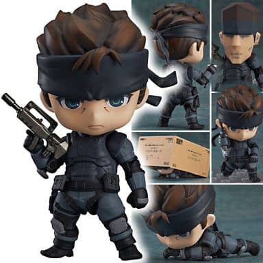 駿河屋 中古 ランクb ねんどろいど ソリッド スネーク Metal Gear Solid メタルギアソリッド フィギュア