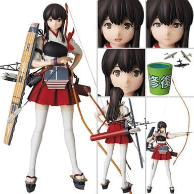 駿河屋 新品 中古 Rah 赤城 艦隊これくしょん 艦これ リアルアクションヒーローズ No 6 フィギュア