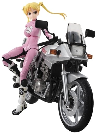 S.H.フィギュアーツ ばくおん!! 鈴乃木凜 (ライダースーツ)&GSX 400S KATANA