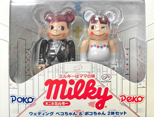 BE@RBRICK ウェディング ペコちゃん & ポコちゃん 400％