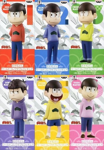 駿河屋 -<中古>全6種セット 「おそ松さん」 ワールドコレクタブル